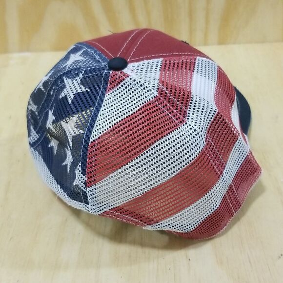 American Flag Printed Snapbaback hat Unisex. - Picture 3 of 8